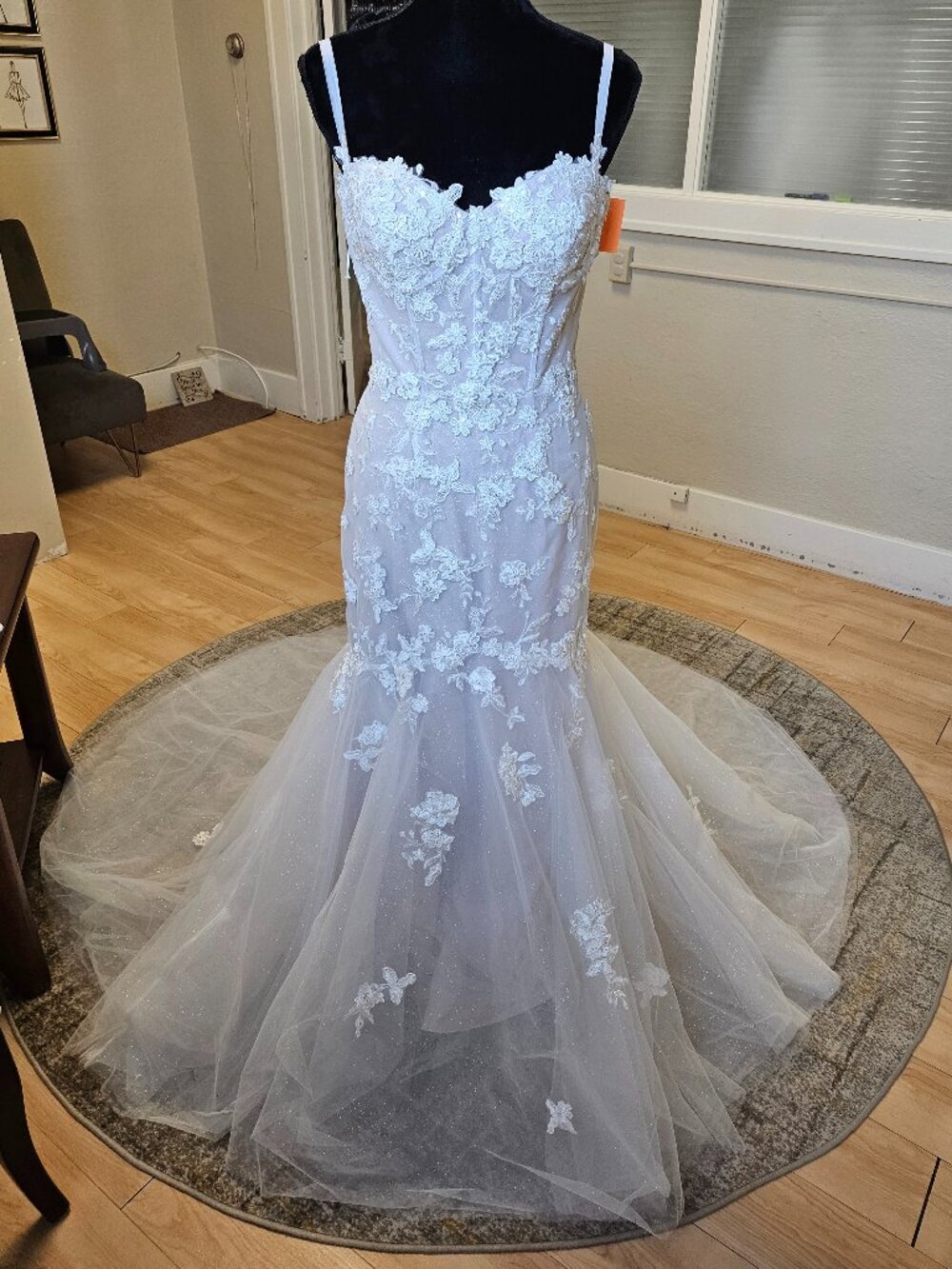 NWOT Size 12 Ivory/Mocha Madi Lane Bridal Gown